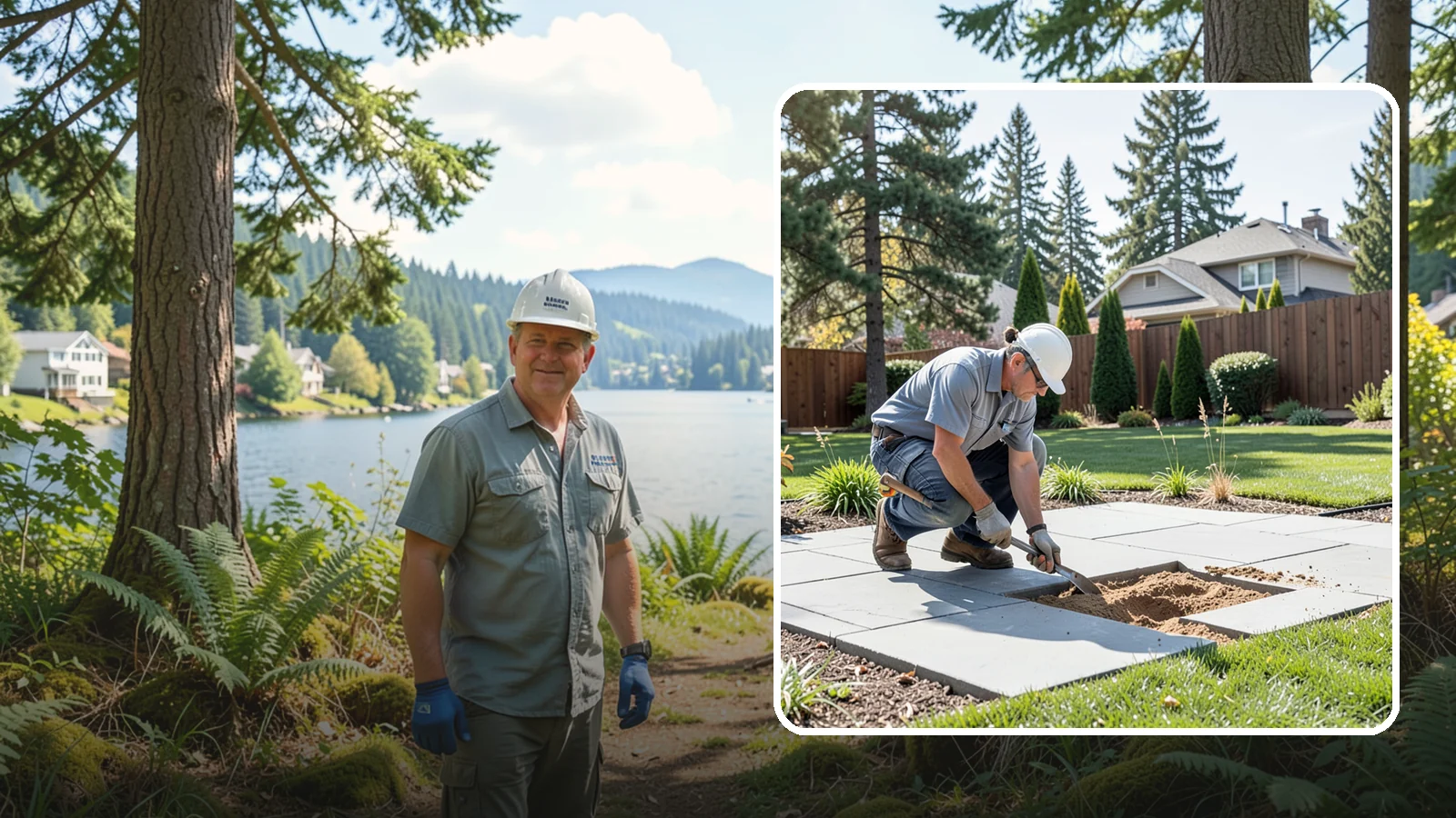 Paver Repair & Releveling in Milton, King County, WA - Repair of sunken, shifted, or damaged pavers to restore a smooth, level, safe surface.