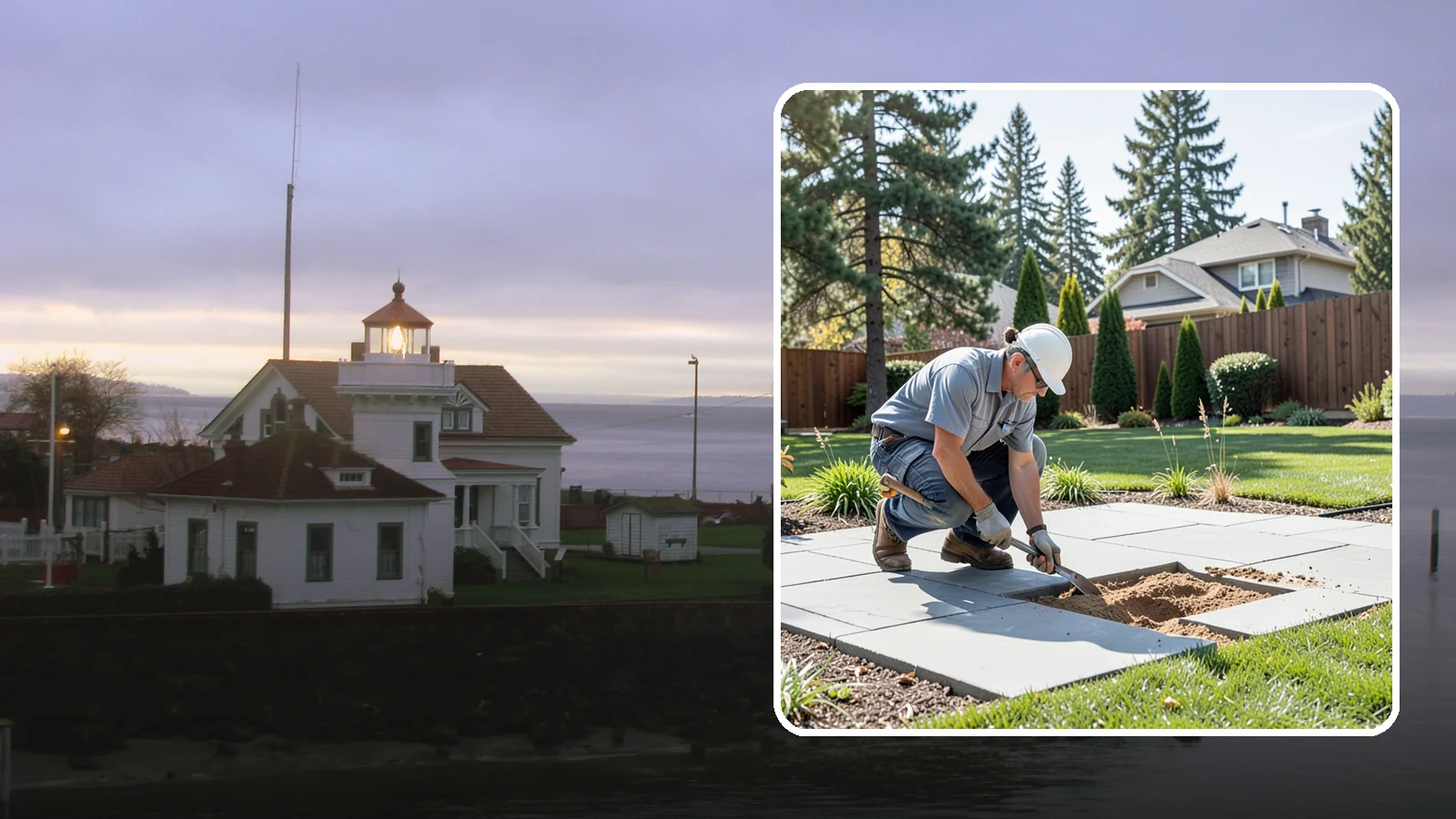 Paver Repair & Releveling in Mukilteo, Snohomish County, WA - Repair of sunken, shifted, or damaged pavers to restore a smooth, level, safe surface.
