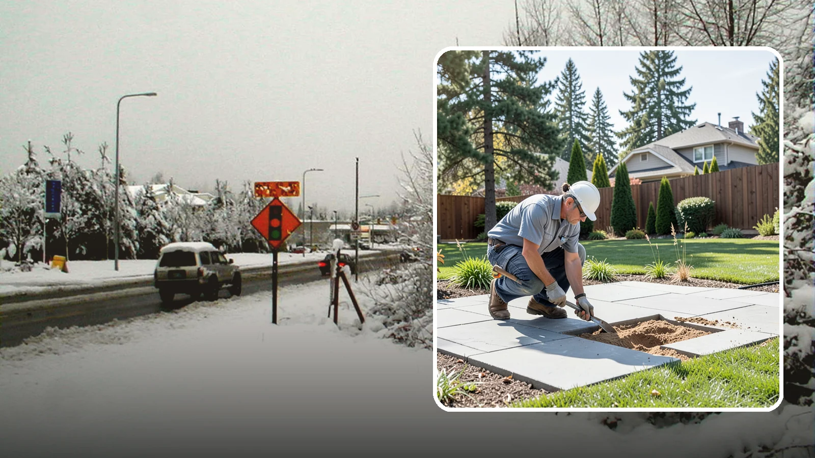 Paver Repair & Releveling in Newcastle, King County, WA - Repair of sunken, shifted, or damaged pavers to restore a smooth, level, safe surface.