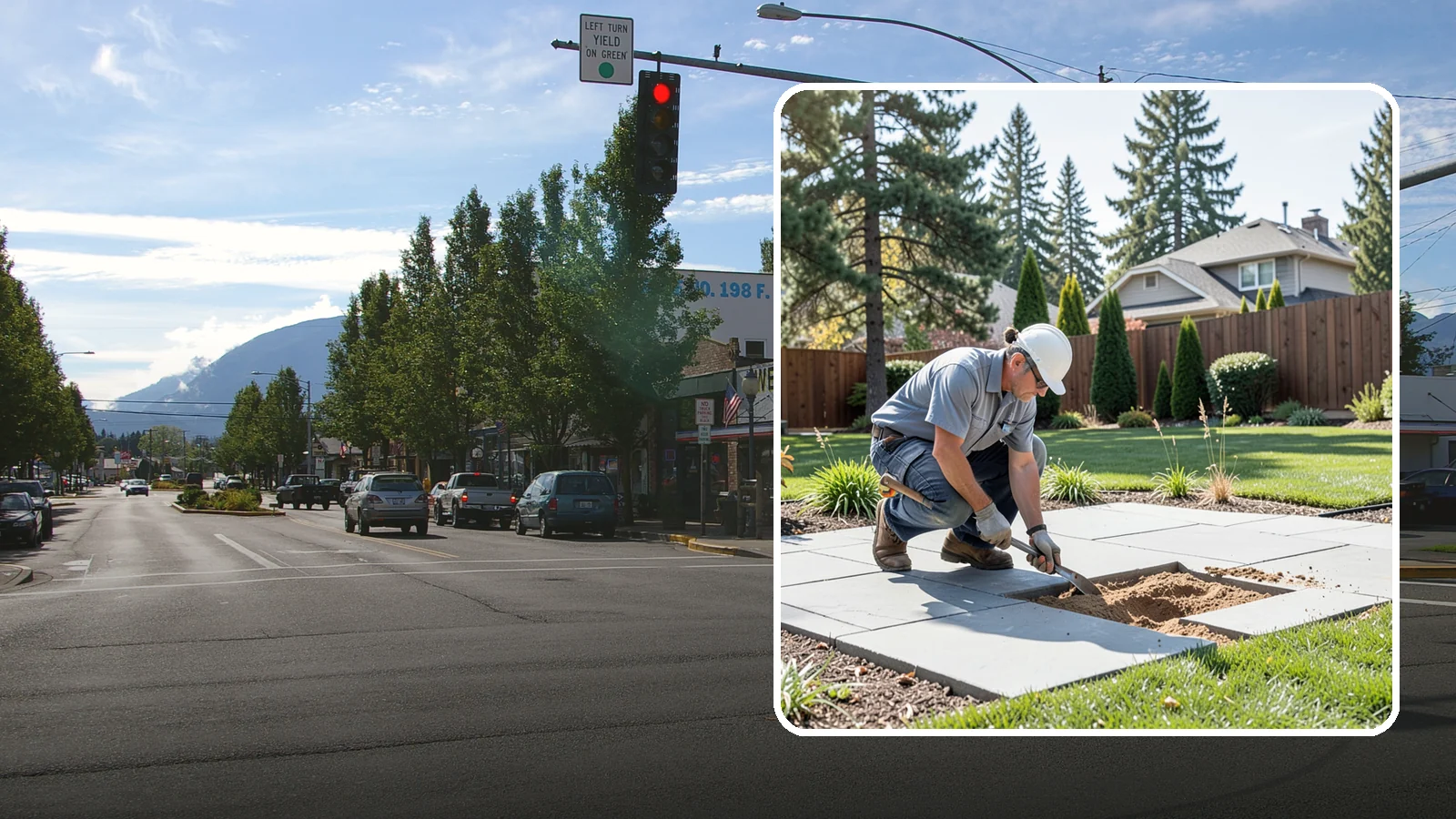 Paver Repair & Releveling in North Bend, King County, WA - Repair of sunken, shifted, or damaged pavers to restore a smooth, level, safe surface.
