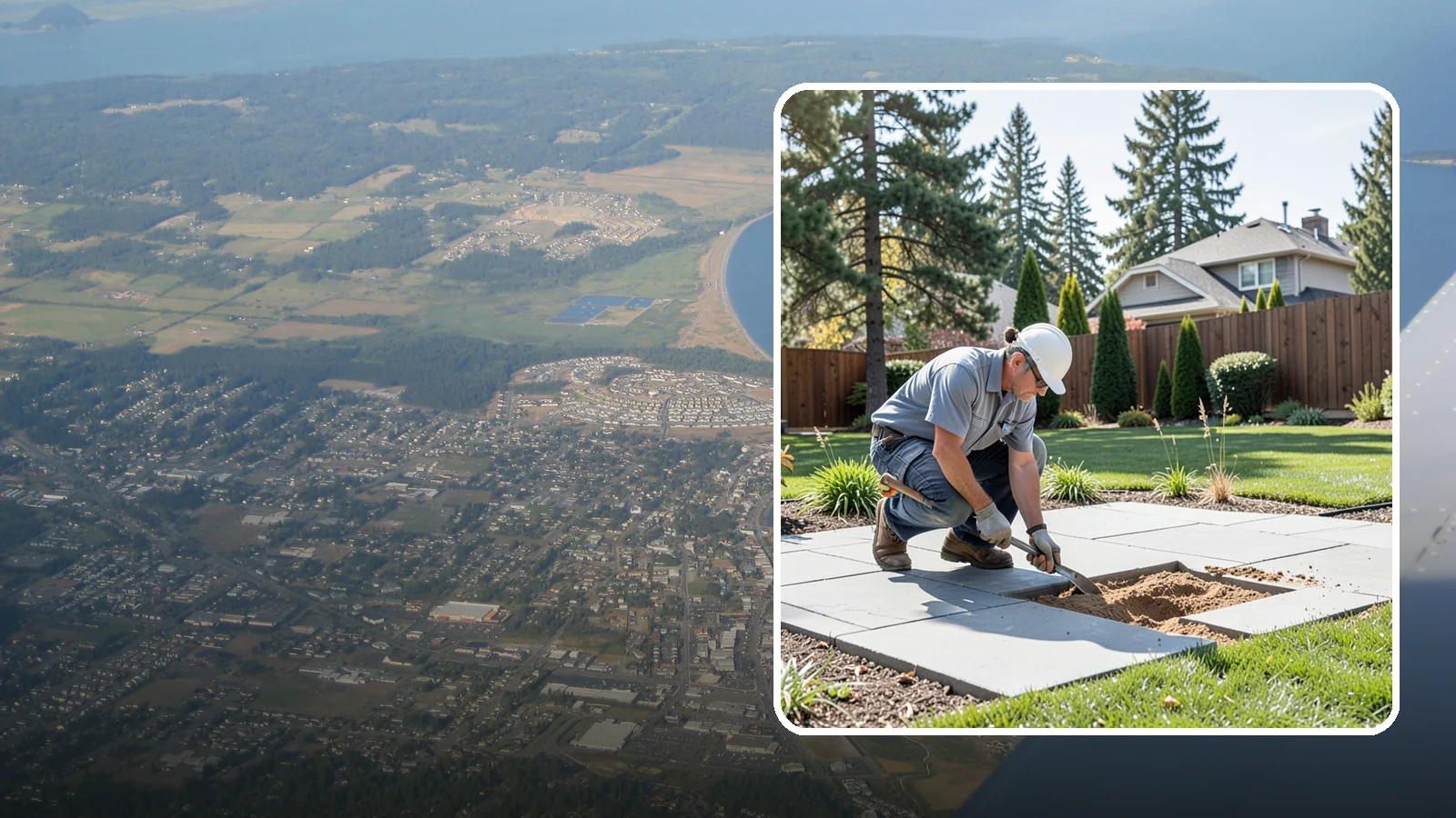 Paver Repair & Releveling in Oak Harbor, Island County, WA - Repair of sunken, shifted, or damaged pavers to restore a smooth, level, safe surface.