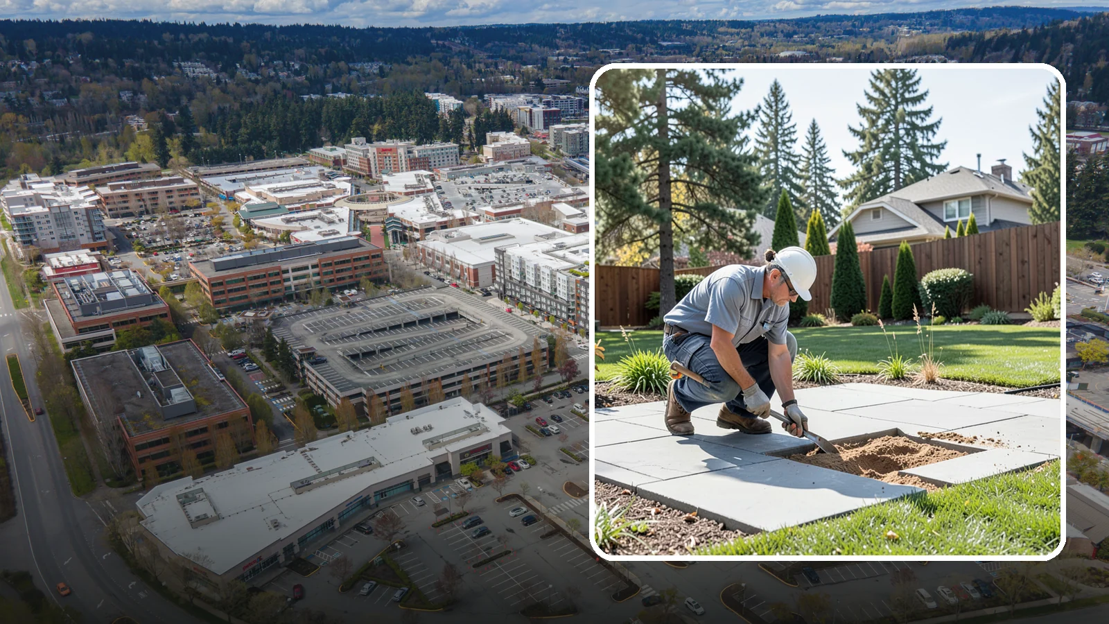Paver Repair & Releveling in Redmond, King County, WA - Repair of sunken, shifted, or damaged pavers to restore a smooth, level, safe surface.