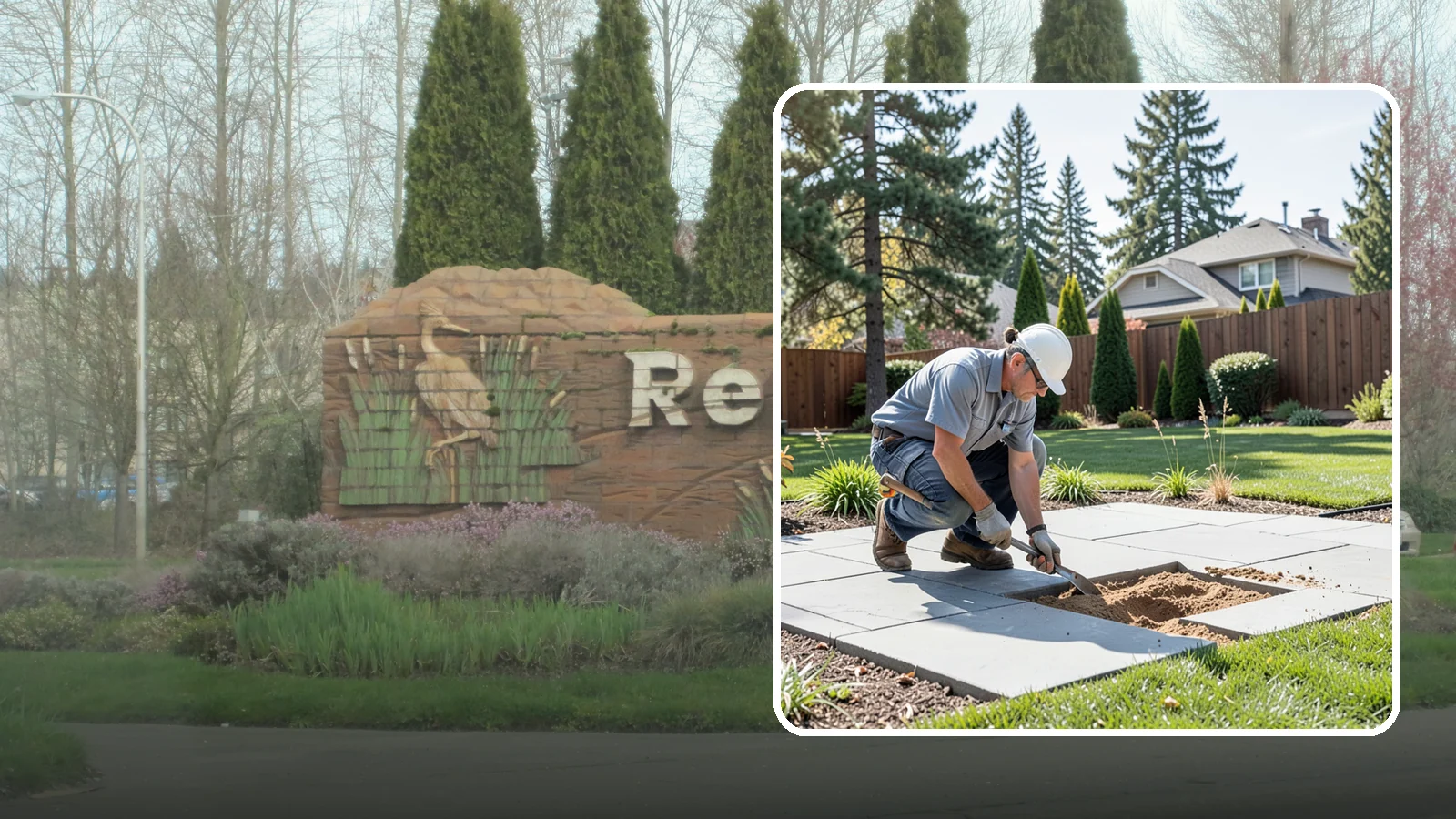 Paver Repair & Releveling in Renton, King County, WA - Repair of sunken, shifted, or damaged pavers to restore a smooth, level, safe surface.