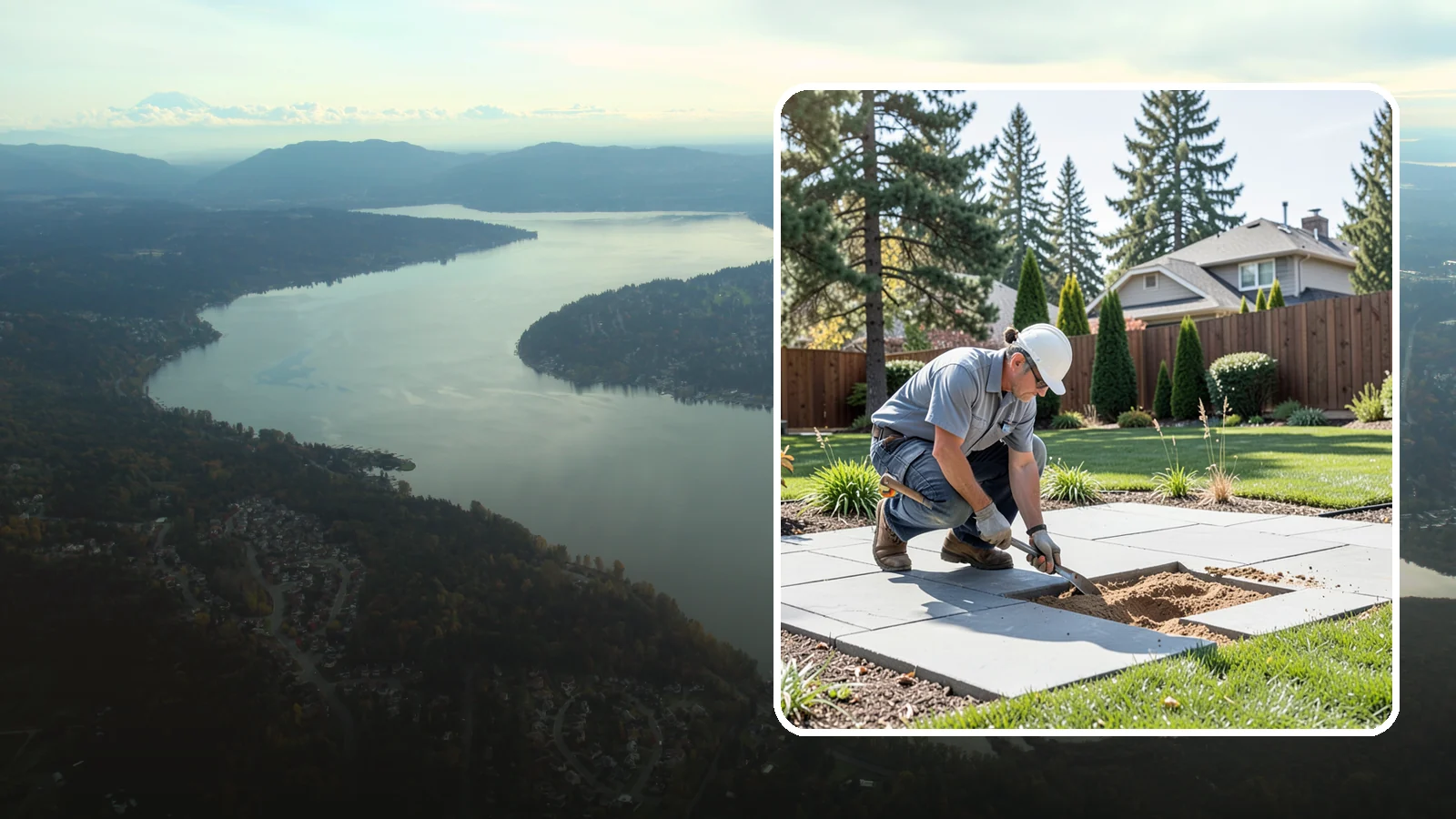 Paver Repair & Releveling in Sammamish, King County, WA - Repair of sunken, shifted, or damaged pavers to restore a smooth, level, safe surface.