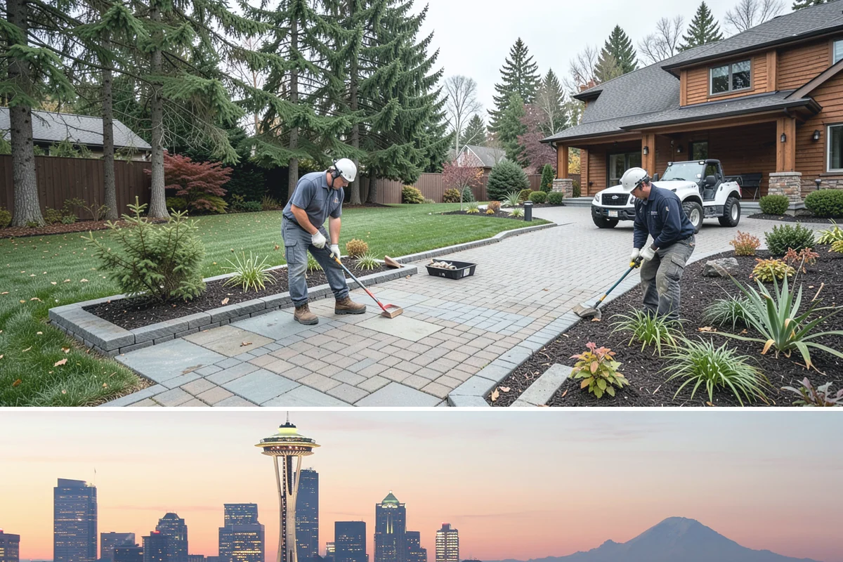Paver Repair & Releveling in Seattle, King County, WA - Best done spring through fall.