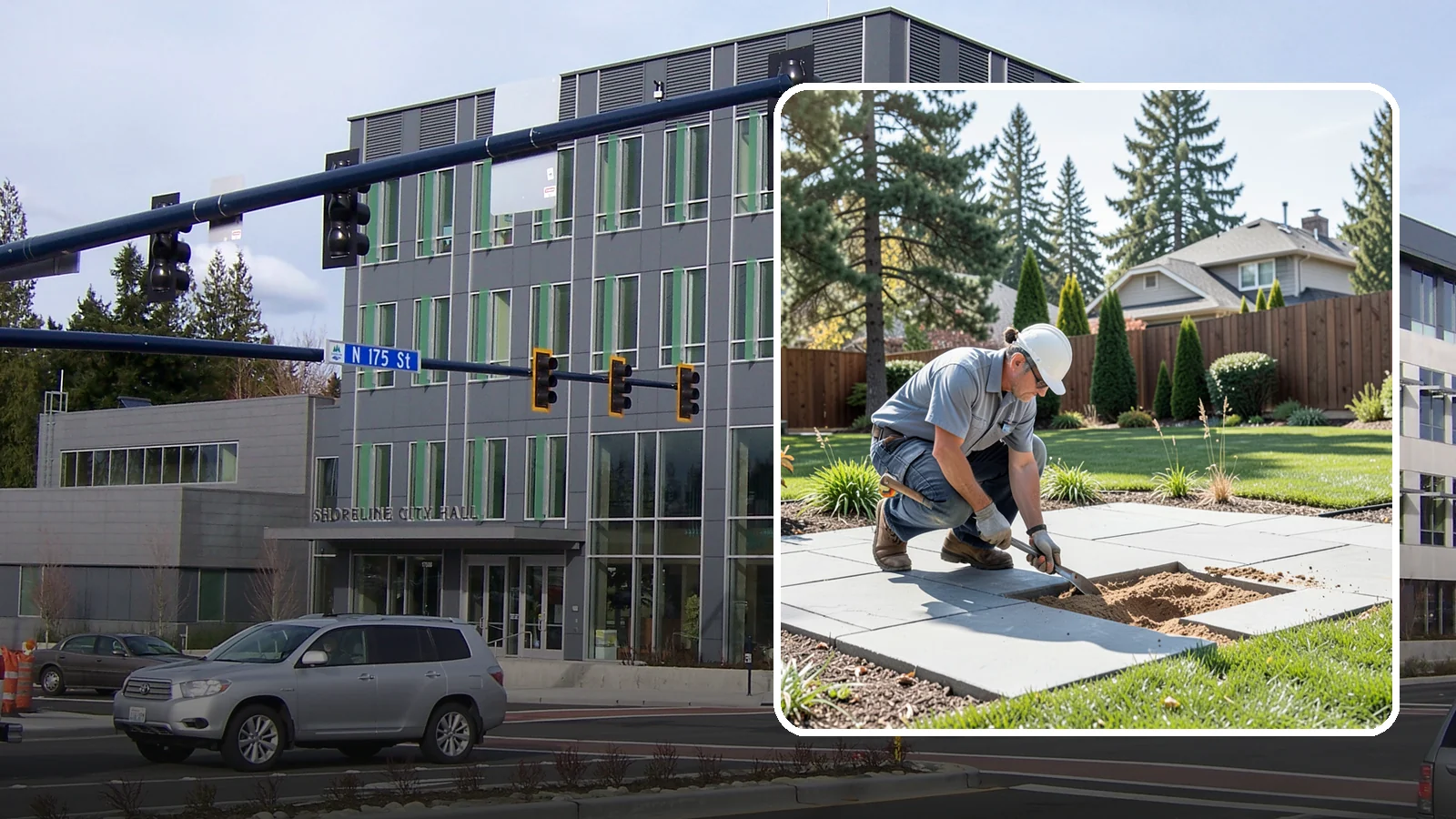 Paver Repair & Releveling in Shoreline, King County, WA - Repair of sunken, shifted, or damaged pavers to restore a smooth, level, safe surface.