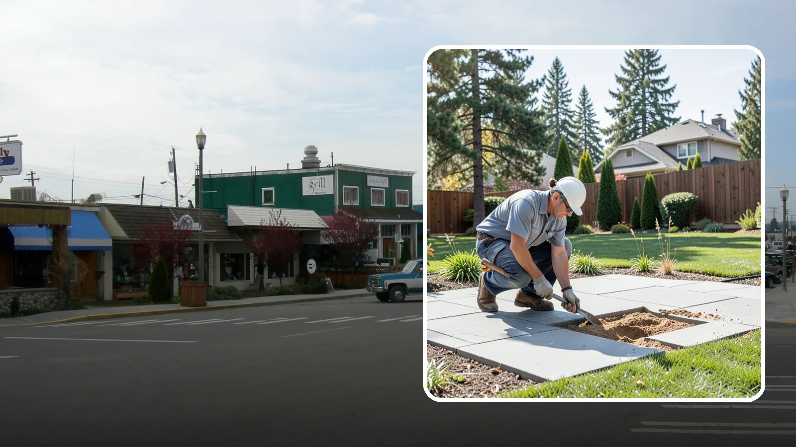 Paver Repair & Releveling in Stanwood, Snohomish County, WA - Repair of sunken, shifted, or damaged pavers to restore a smooth, level, safe surface.
