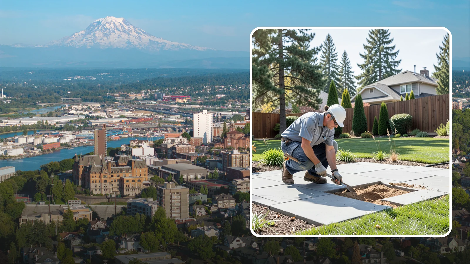Paver Repair & Releveling in Tacoma, Pierce County, WA - Repair of sunken, shifted, or damaged pavers to restore a smooth, level, safe surface.