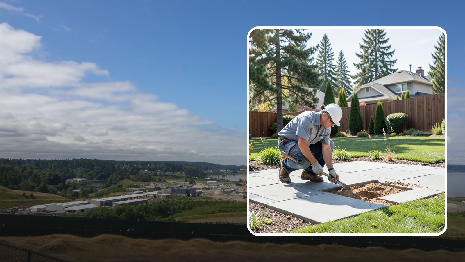 Paver Repair & Releveling in University Place, Pierce County, WA - Repair of sunken, shifted, or damaged pavers to restore a smooth, level, safe surface.
