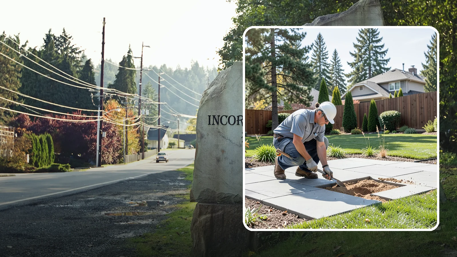 Paver Repair & Releveling in Wilkeson, Pierce County, WA - Repair of sunken, shifted, or damaged pavers to restore a smooth, level, safe surface.