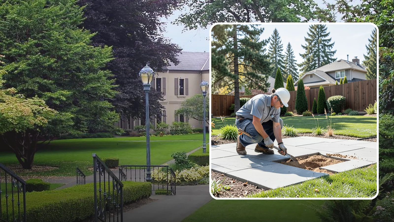 Paver Repair & Releveling in Woodinville, King County, WA - Repair of sunken, shifted, or damaged pavers to restore a smooth, level, safe surface.