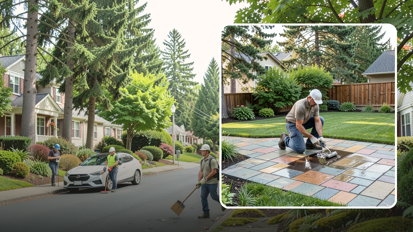 Paver Sealing in Beaux Arts Village, King County, WA - Protective sealing that guards pavers against stains, weeds, and weather while enriching their color.