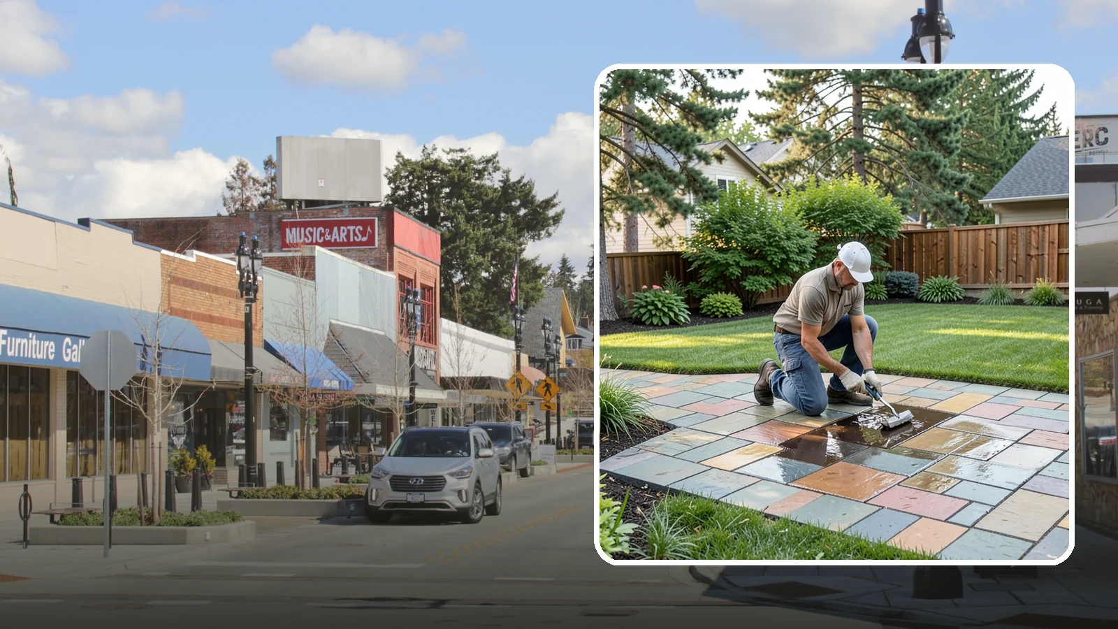 Paver Sealing in Bothell, King County, WA - Protective sealing that guards pavers against stains, weeds, and weather while enriching their color.