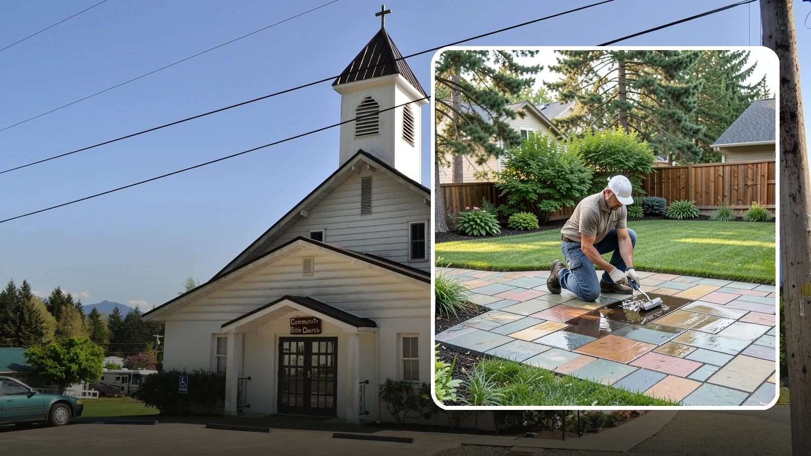Paver Sealing in Concrete, Skagit County, WA - Protective sealing that guards pavers against stains, weeds, and weather while enriching their color.