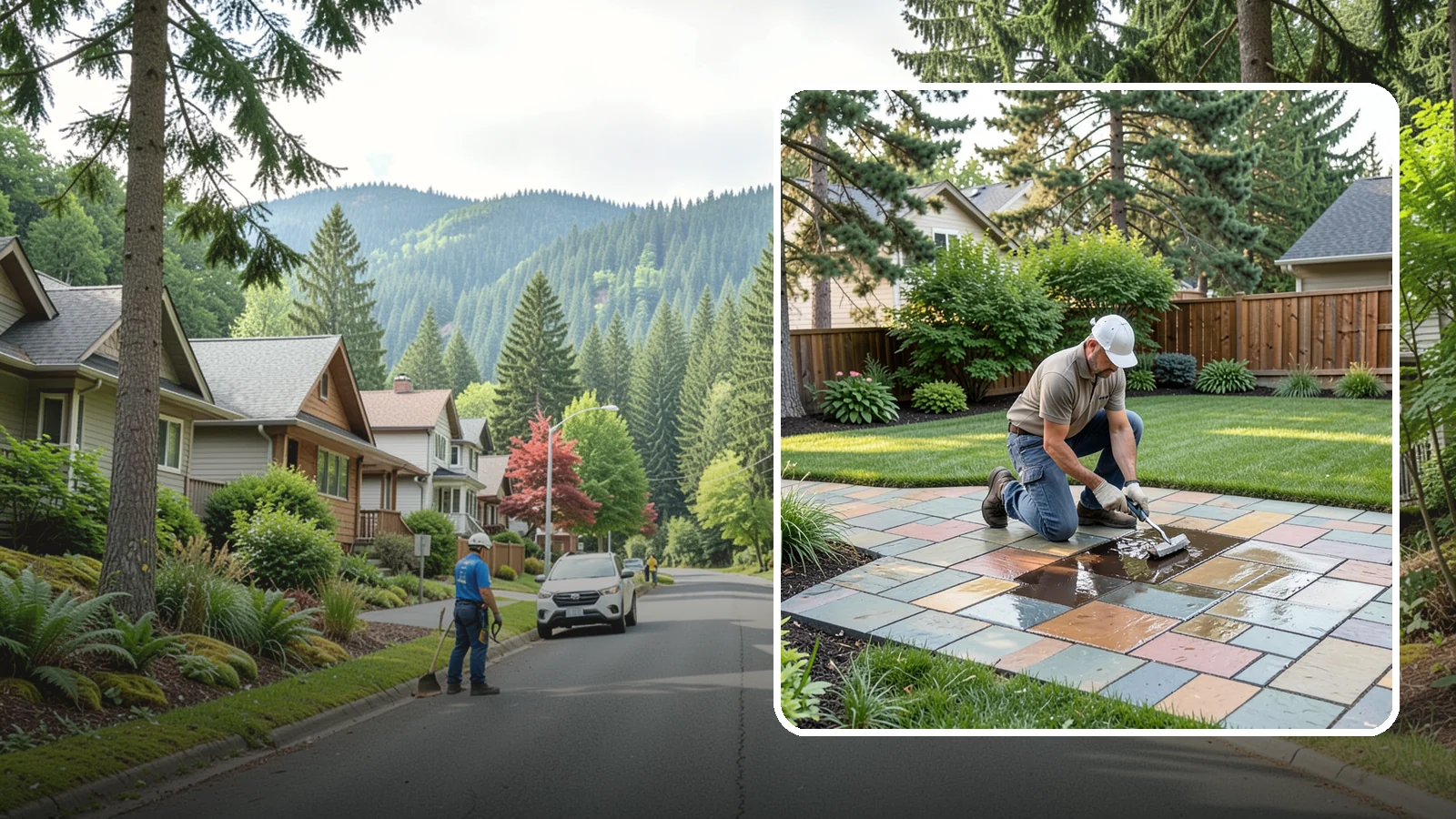 Paver Sealing in Darrington, Snohomish County, WA - Protective sealing that guards pavers against stains, weeds, and weather while enriching their color.