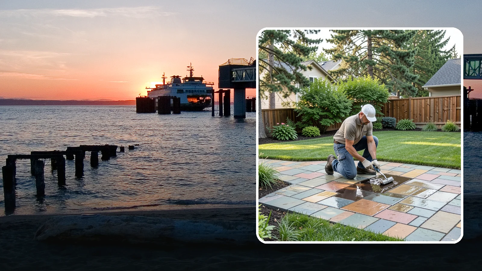 Paver Sealing in Edmonds, Snohomish County, WA - Protective sealing that guards pavers against stains, weeds, and weather while enriching their color.