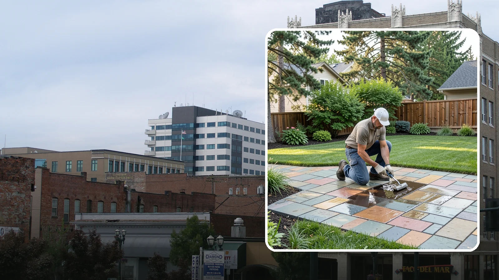 Paver Sealing in Everett, Snohomish County, WA - Protective sealing that guards pavers against stains, weeds, and weather while enriching their color.