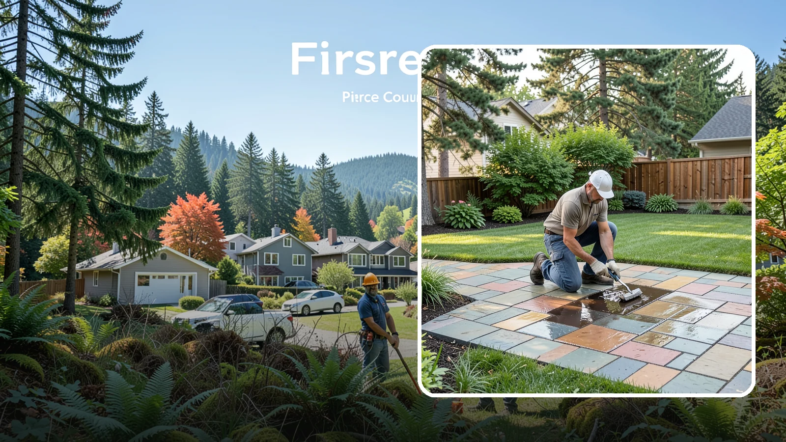 Paver Sealing in Fircrest, Pierce County, WA - Protective sealing that guards pavers against stains, weeds, and weather while enriching their color.