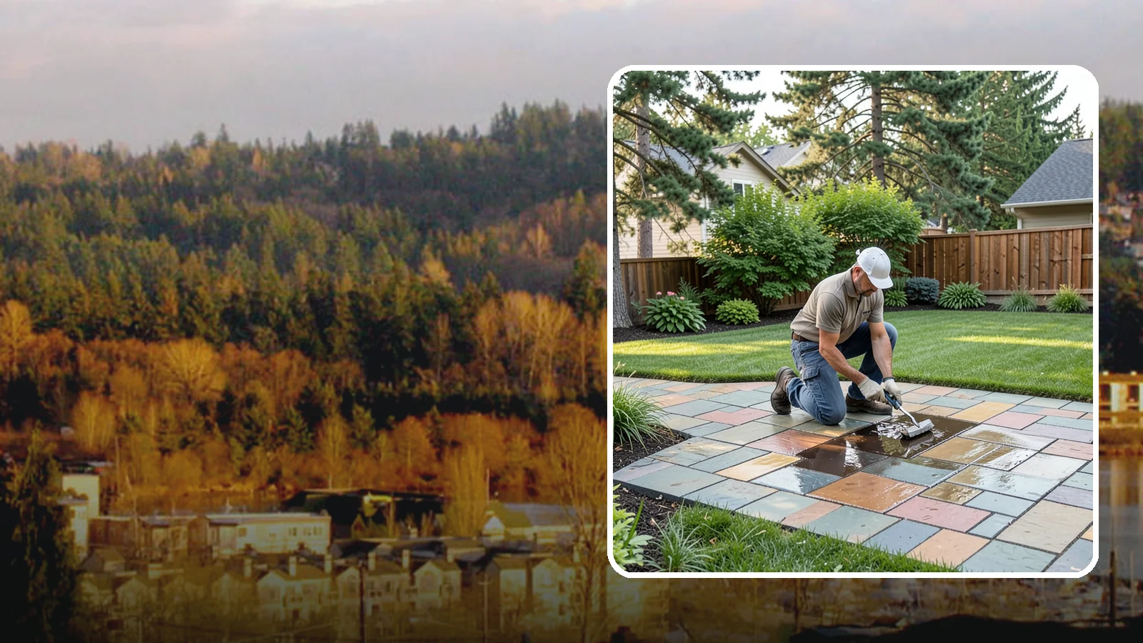 Paver Sealing in Kenmore, King County, WA - Protective sealing that guards pavers against stains, weeds, and weather while enriching their color.
