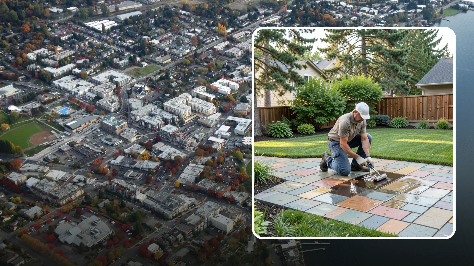 Paver Sealing in Kirkland, King County, WA - Protective sealing that guards pavers against stains, weeds, and weather while enriching their color.