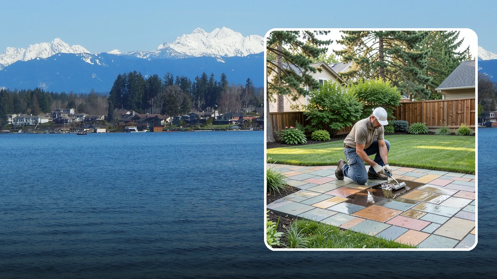 Paver Sealing in Lake Stevens, Snohomish County, WA - Protective sealing that guards pavers against stains, weeds, and weather while enriching their color.