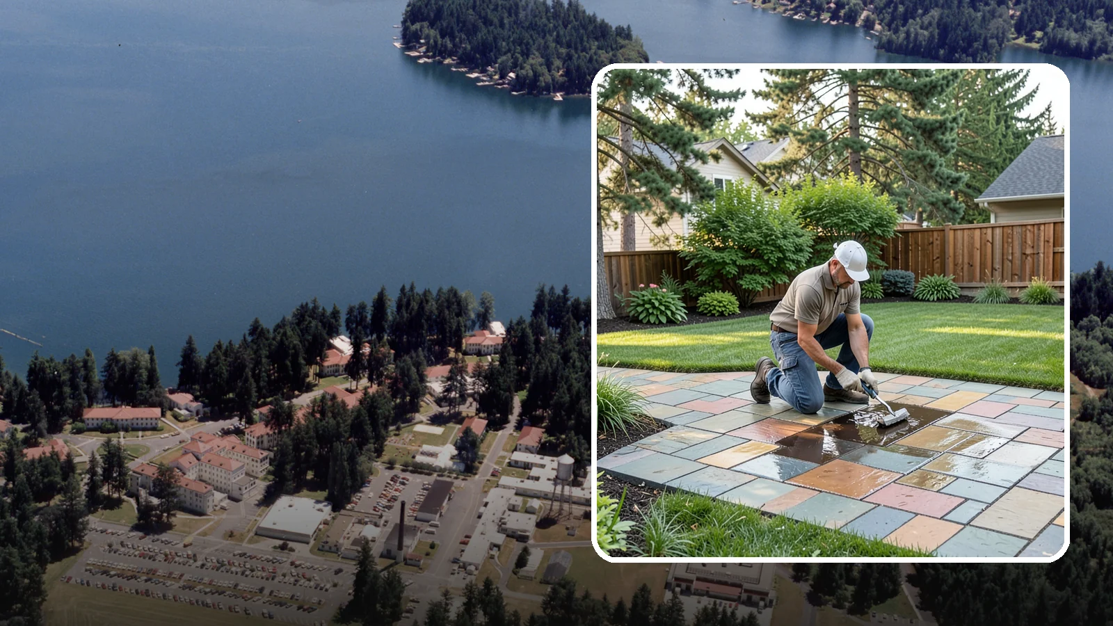 Paver Sealing in Lakewood, Pierce County, WA - Protective sealing that guards pavers against stains, weeds, and weather while enriching their color.