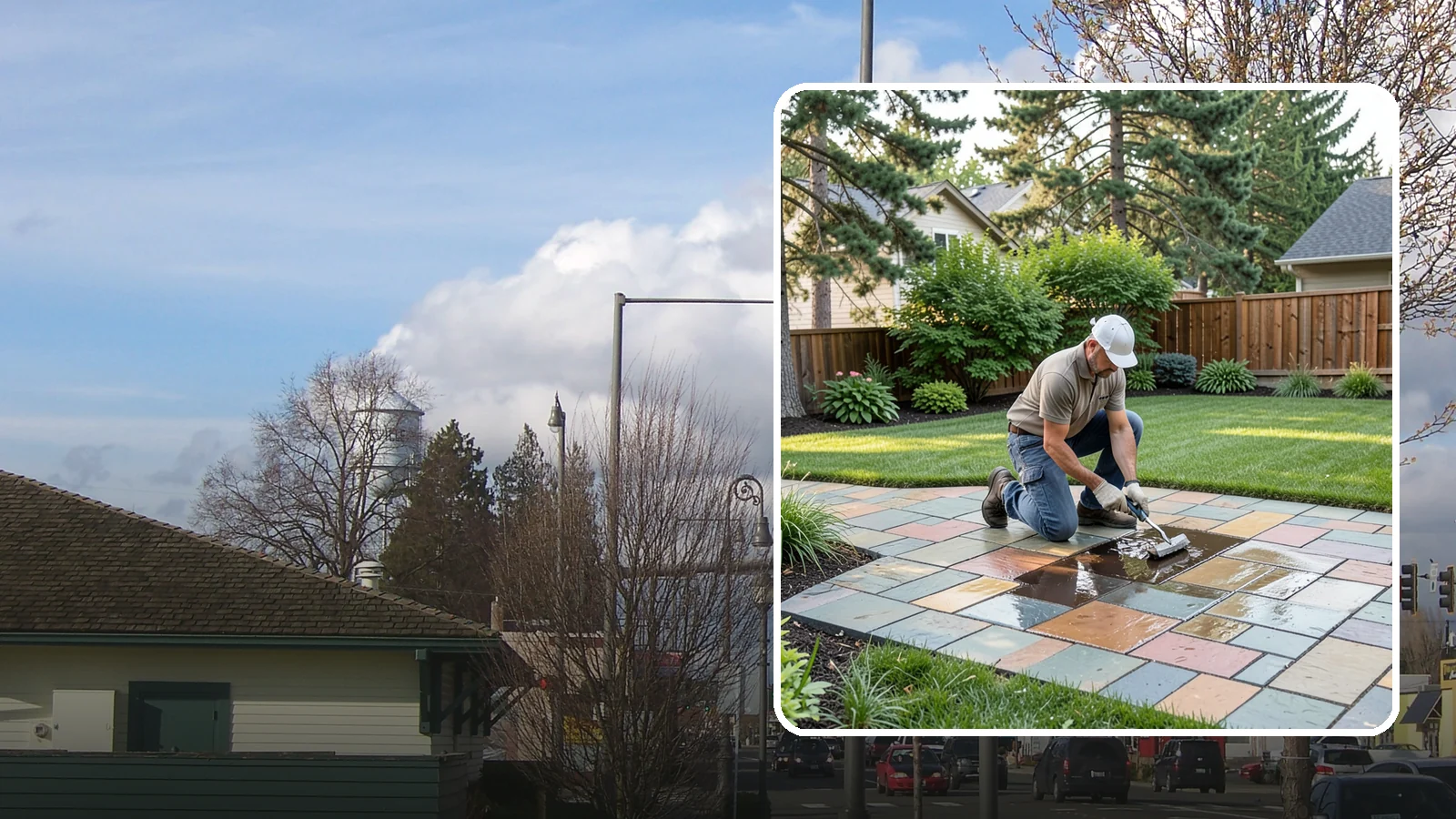 Paver Sealing in Marysville, Snohomish County, WA - Protective sealing that guards pavers against stains, weeds, and weather while enriching their color.