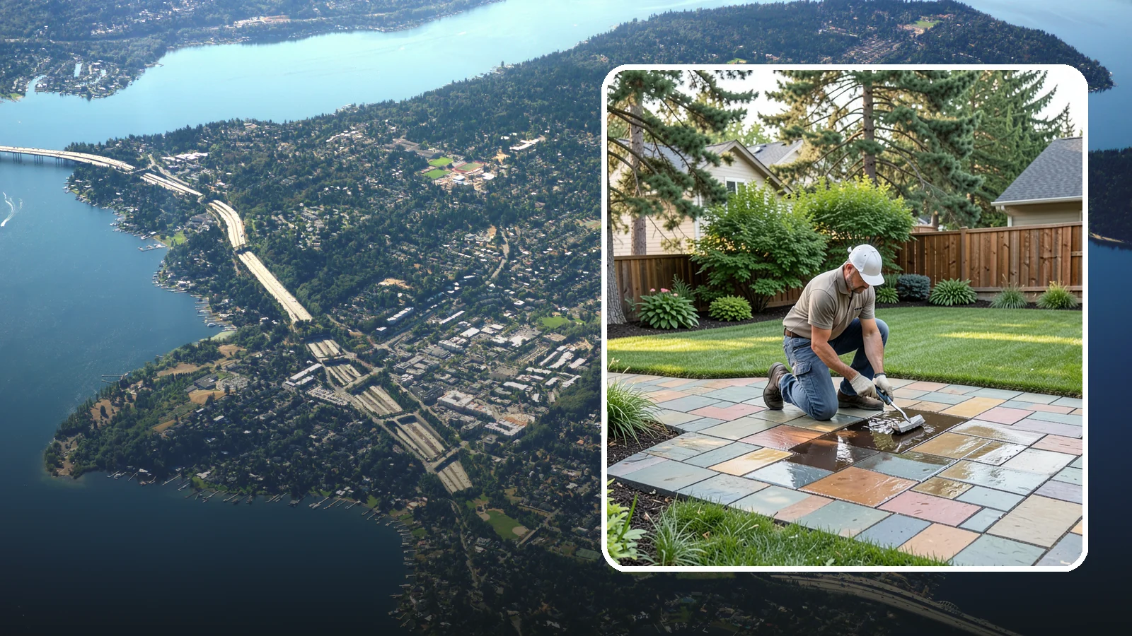 Paver Sealing in Mercer Island, King County, WA - Protective sealing that guards pavers against stains, weeds, and weather while enriching their color.