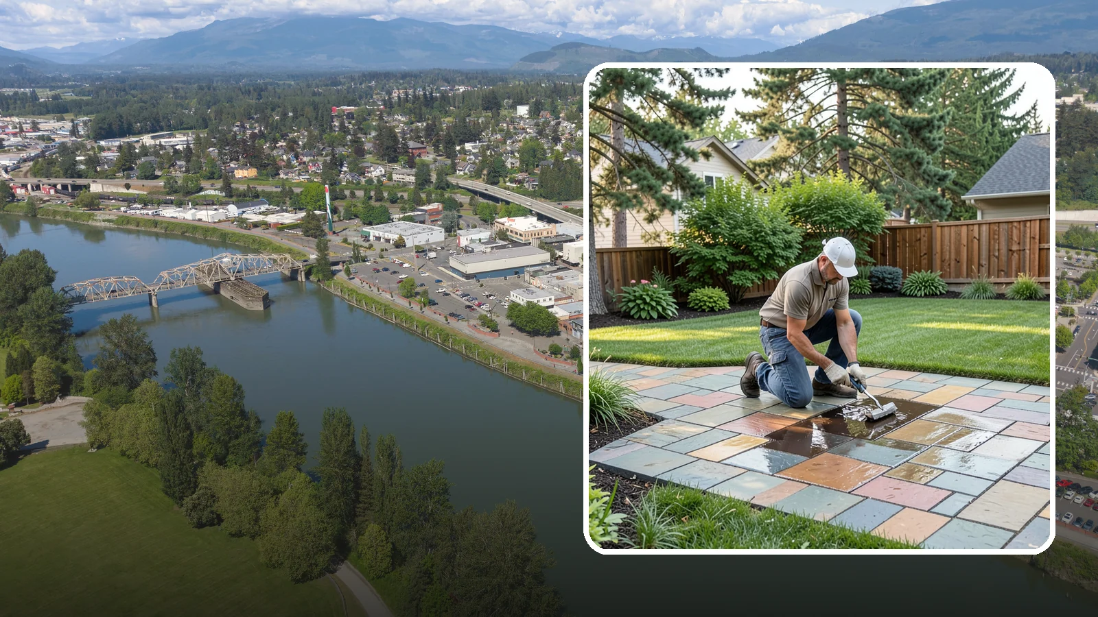 Paver Sealing in Mount Vernon, Skagit County, WA - Protective sealing that guards pavers against stains, weeds, and weather while enriching their color.