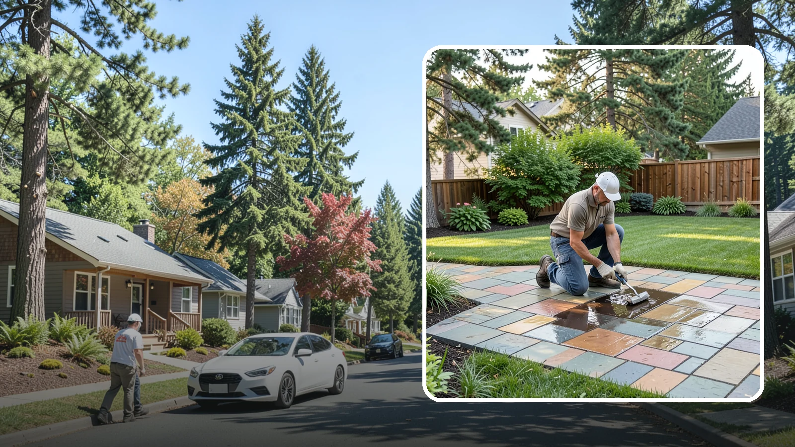 Paver Sealing in Orting, Pierce County, WA - Protective sealing that guards pavers against stains, weeds, and weather while enriching their color.