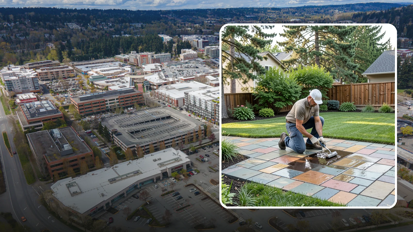 Paver Sealing in Redmond, King County, WA - Protective sealing that guards pavers against stains, weeds, and weather while enriching their color.