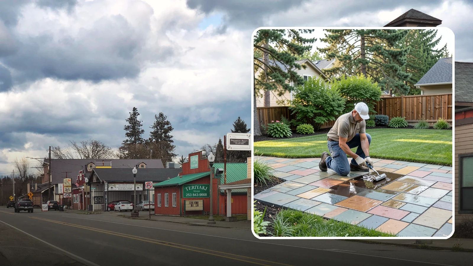Paver Sealing in Roy, Pierce County, WA - Protective sealing that guards pavers against stains, weeds, and weather while enriching their color.