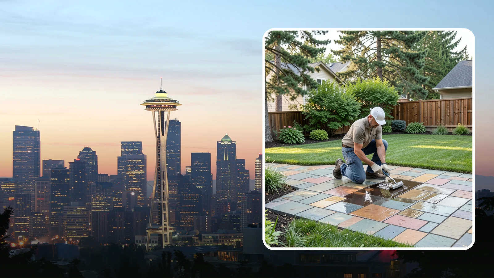 Paver Sealing in Seattle, King County, WA - Protective sealing that guards pavers against stains, weeds, and weather while enriching their color.