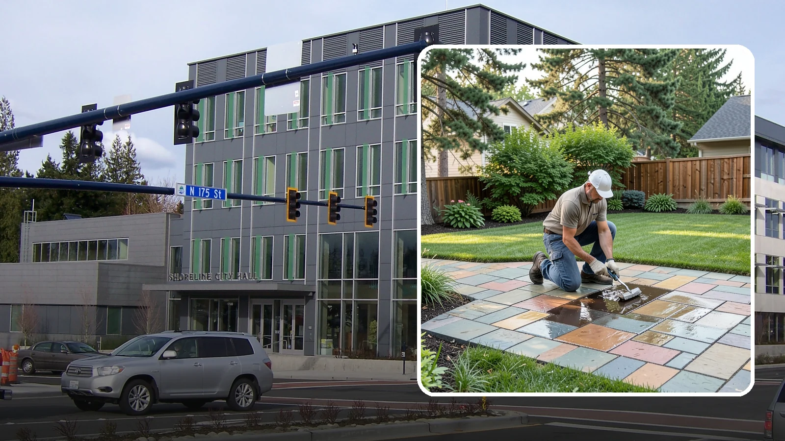 Paver Sealing in Shoreline, King County, WA - Protective sealing that guards pavers against stains, weeds, and weather while enriching their color.