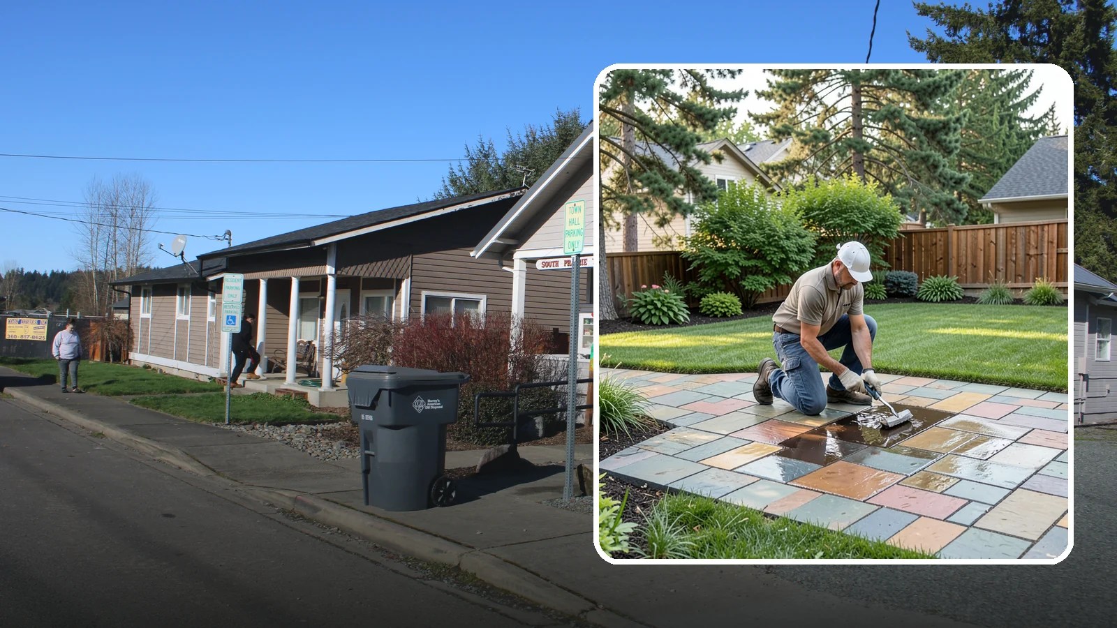 Paver Sealing in South Prairie, Pierce County, WA - Protective sealing that guards pavers against stains, weeds, and weather while enriching their color.