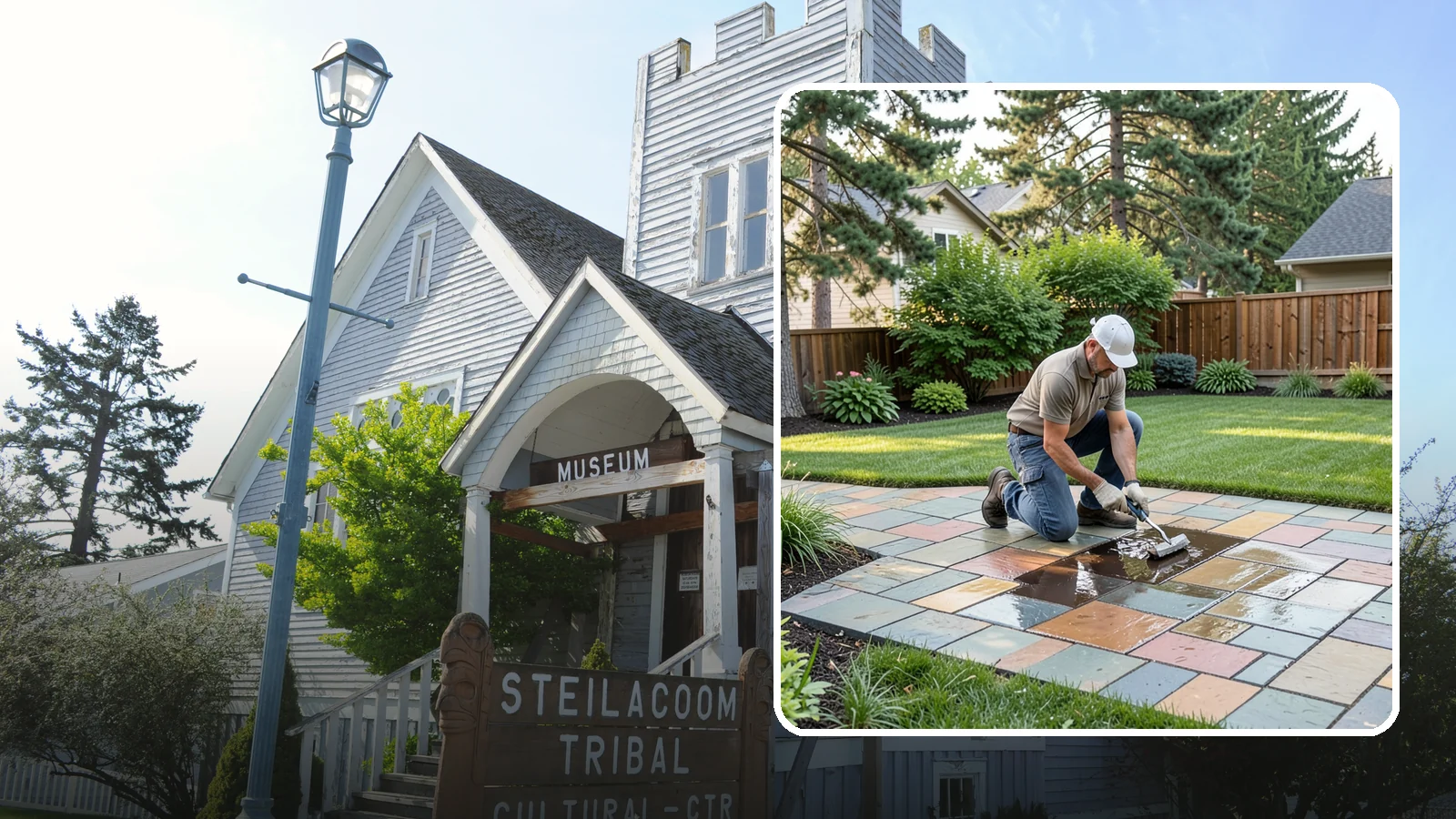 Paver Sealing in Steilacoom, Pierce County, WA - Protective sealing that guards pavers against stains, weeds, and weather while enriching their color.