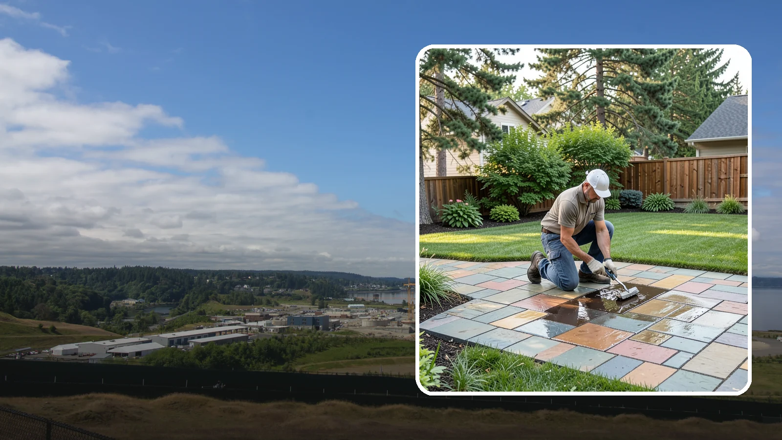 Paver Sealing in University Place, Pierce County, WA - Protective sealing that guards pavers against stains, weeds, and weather while enriching their color.
