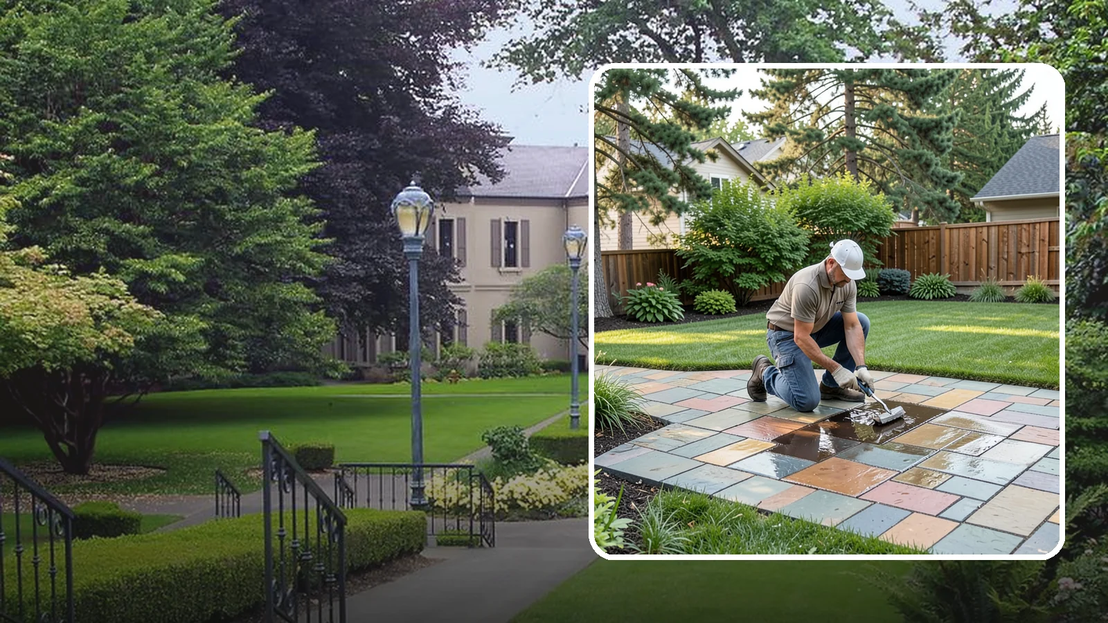 Paver Sealing in Woodinville, King County, WA - Protective sealing that guards pavers against stains, weeds, and weather while enriching their color.