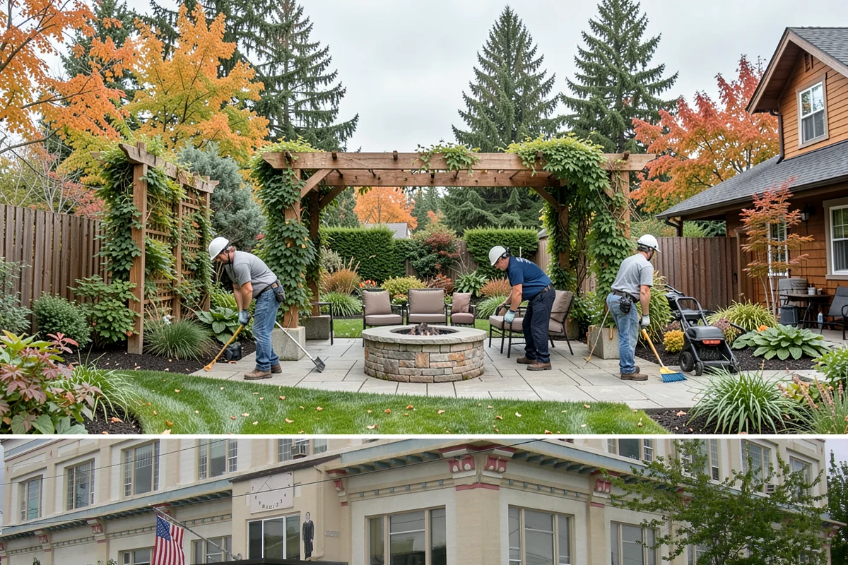 Pavilion Installation in Anacortes, Skagit County, WA - Best built spring through fall.