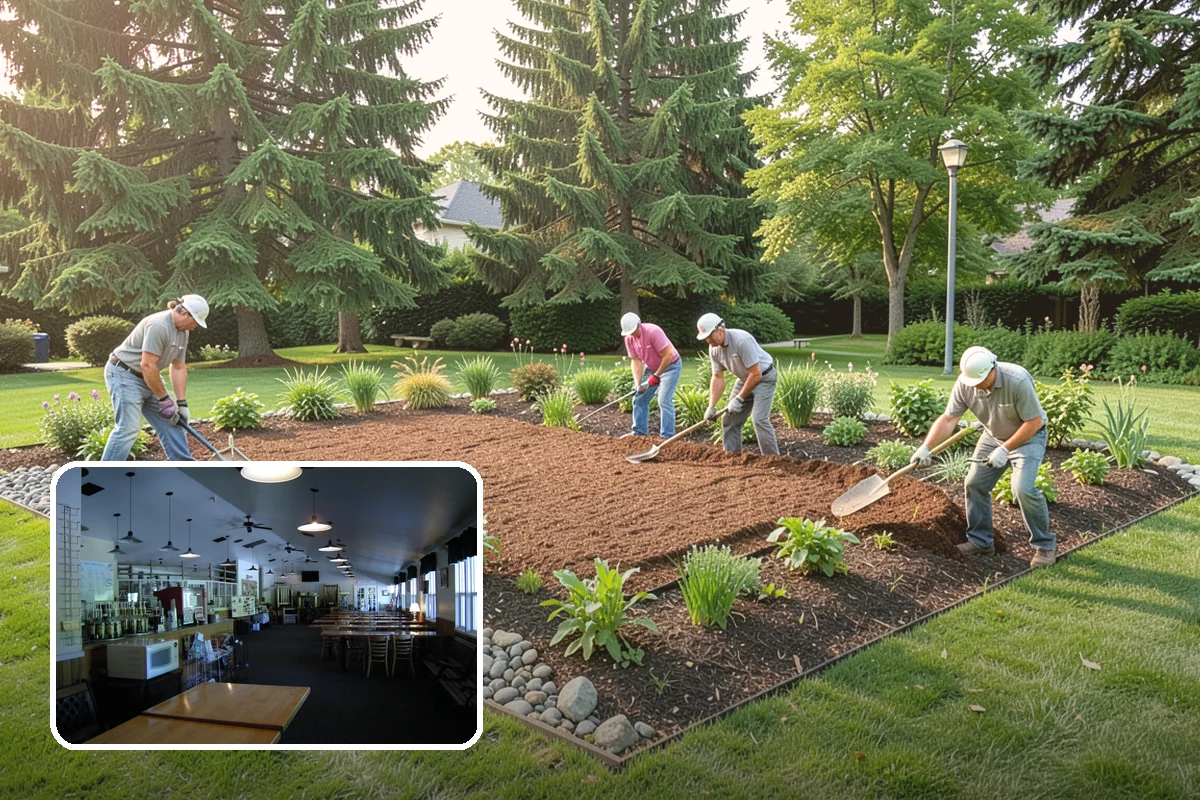 Pavilion Installation in Black Diamond, King County, WA - A fully sheltered outdoor room