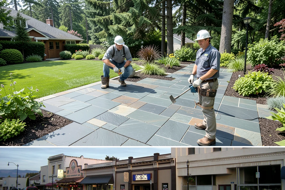 Pavilion Installation in Burlington, Skagit County, WA - Best built spring through fall.