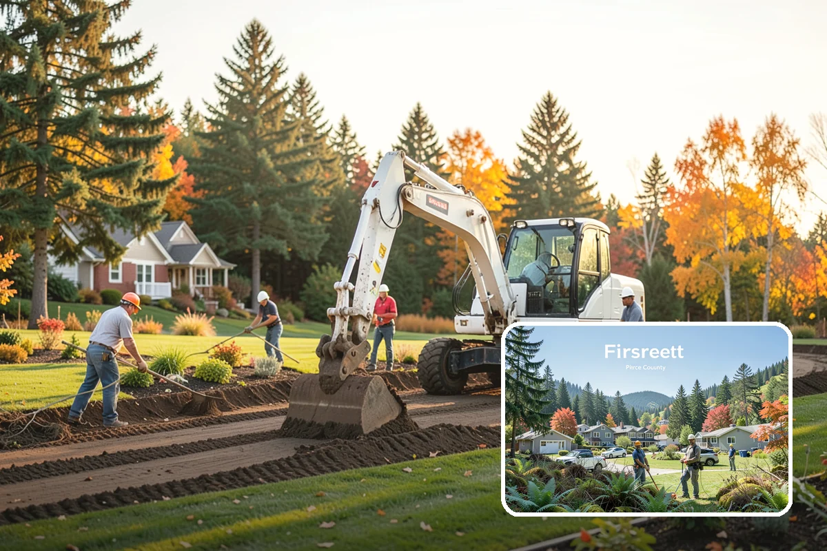 Pavilion Installation in Fircrest, Pierce County, WA - A fully sheltered outdoor room
