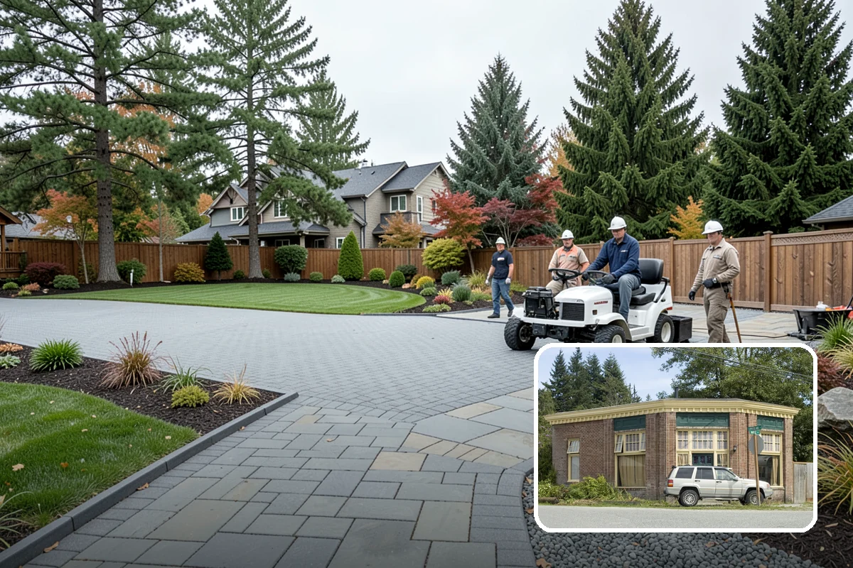 Pavilion Installation in Hamilton, Skagit County, WA - A fully sheltered outdoor room
