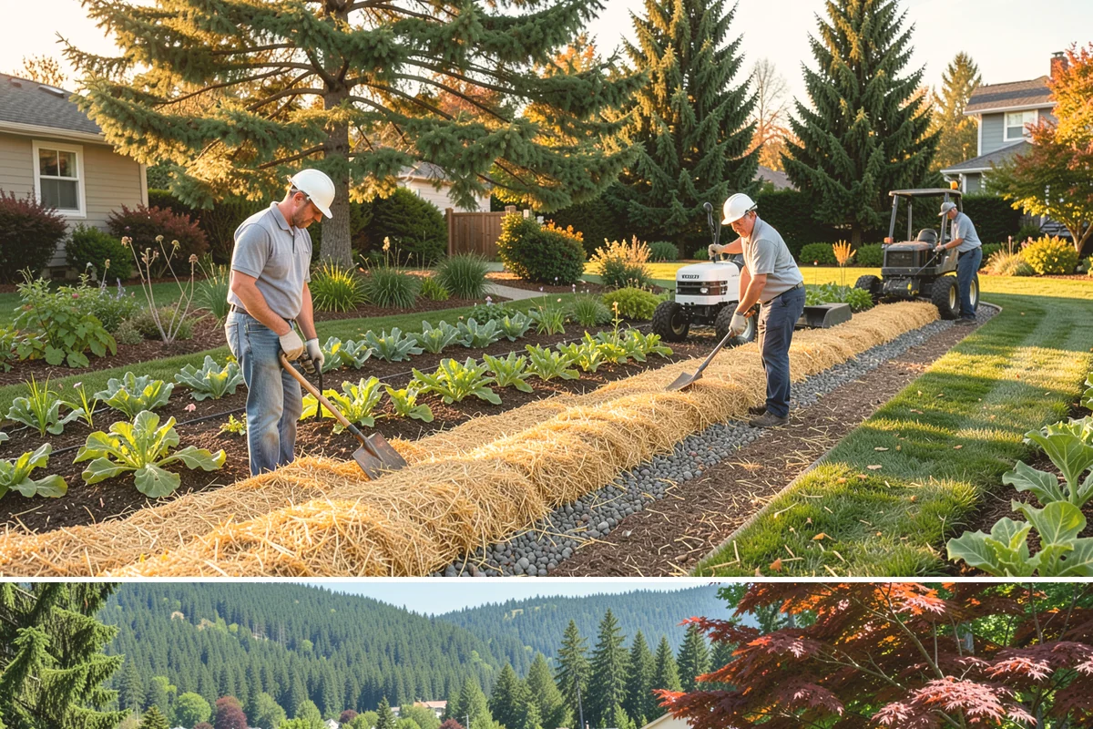 Pavilion Installation in Index, Snohomish County, WA - Best built spring through fall.