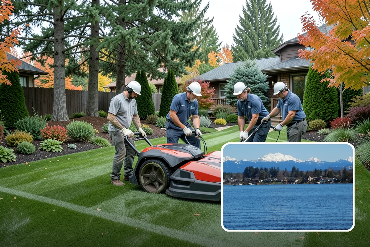Pavilion Installation in Lake Stevens, Snohomish County, WA - A fully sheltered outdoor room