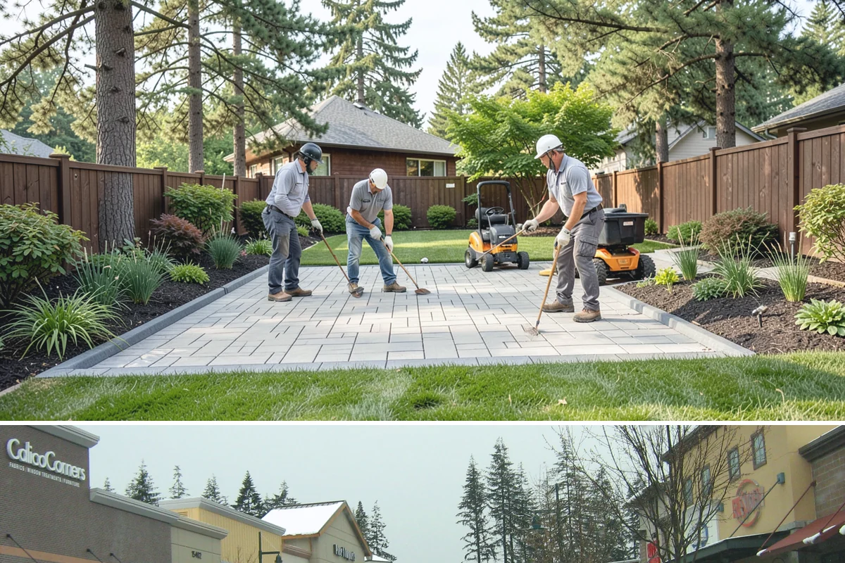 Pavilion Installation in Mill Creek, Snohomish County, WA - Best built spring through fall.