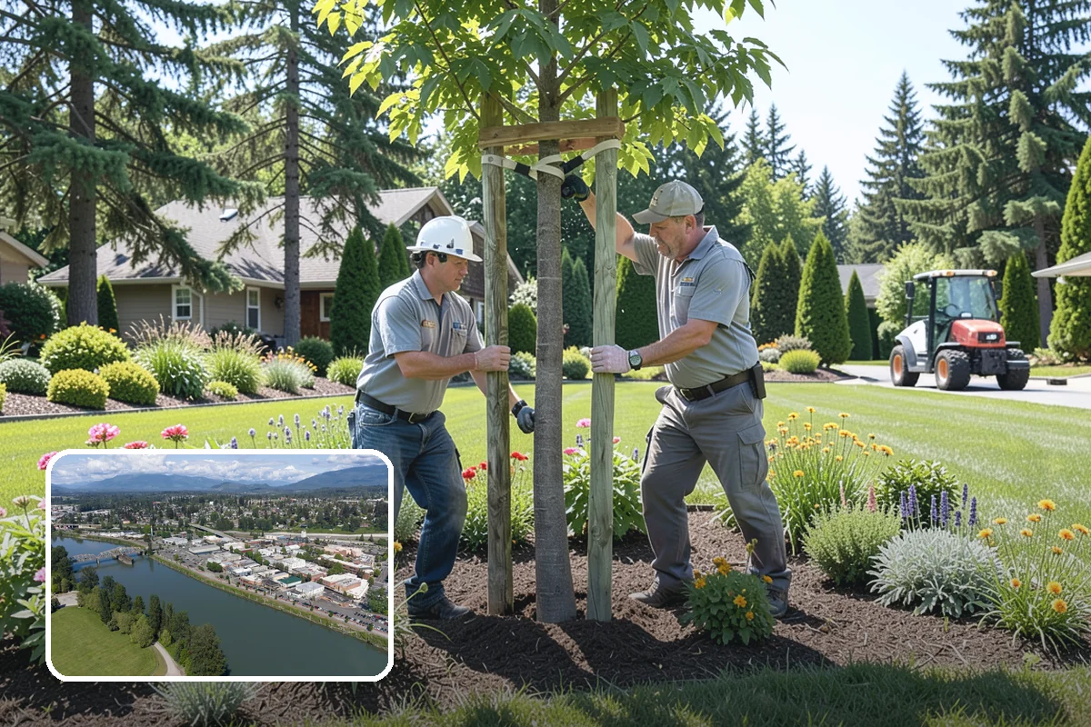 Pavilion Installation in Mount Vernon, Skagit County, WA - A fully sheltered outdoor room