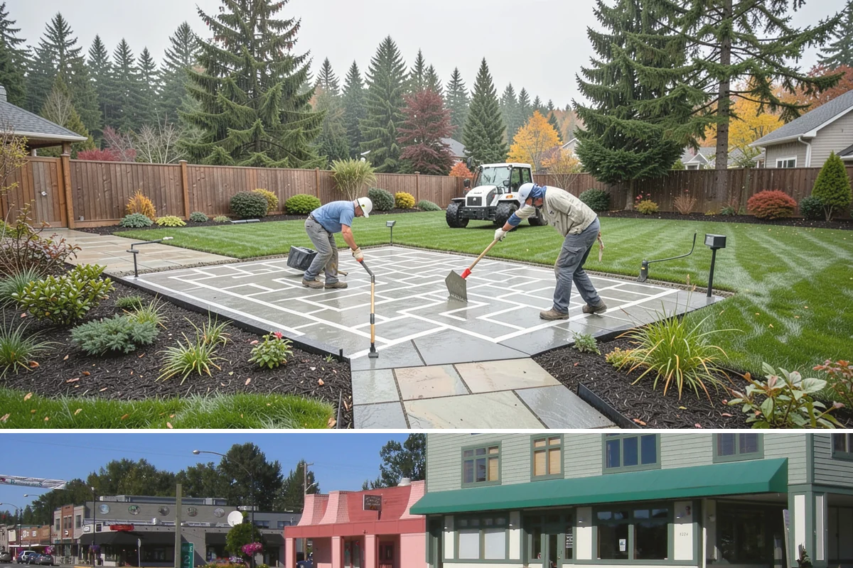Pavilion Installation in Snoqualmie, King County, WA - Best built spring through fall.
