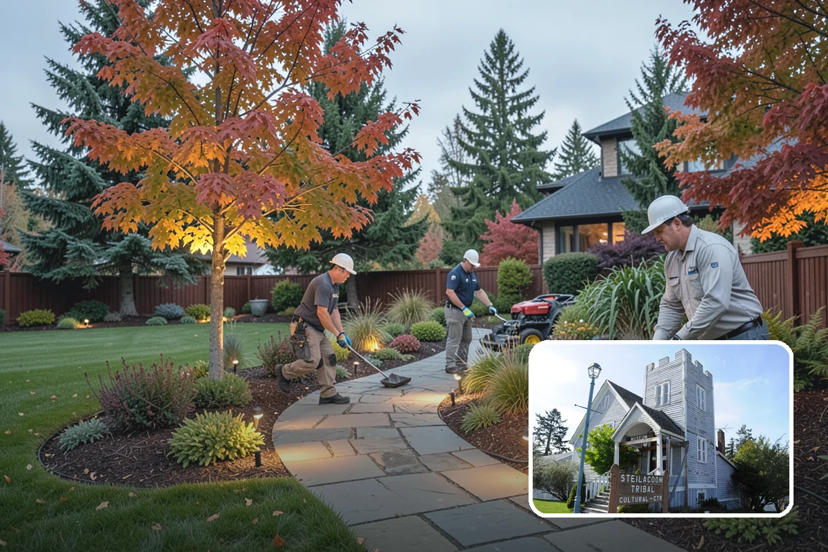 Pavilion Installation in Steilacoom, Pierce County, WA - A fully sheltered outdoor room