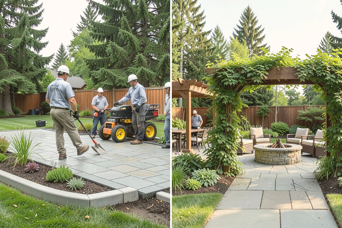 Pea Gravel Installation in Algona, King County, WA - Grade and slope the area for positive drainage away from structures